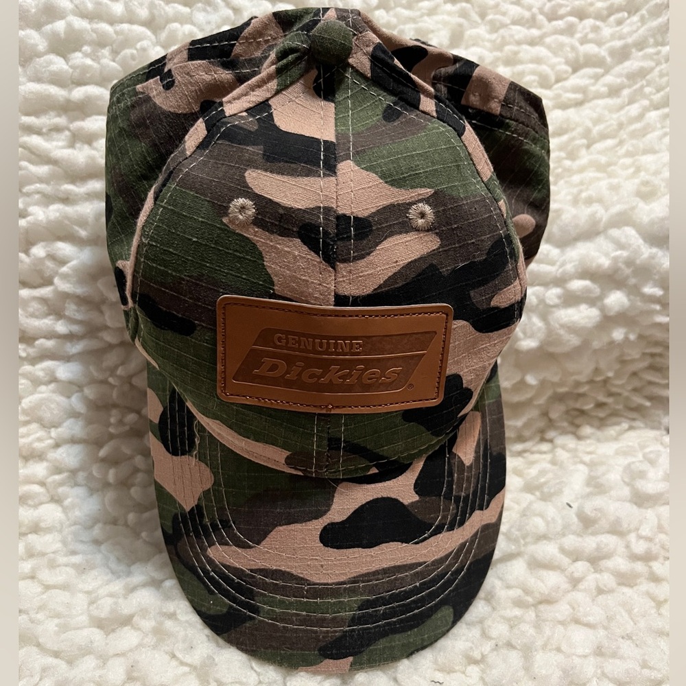 Dickies Camouflage Hat with Logo Patch